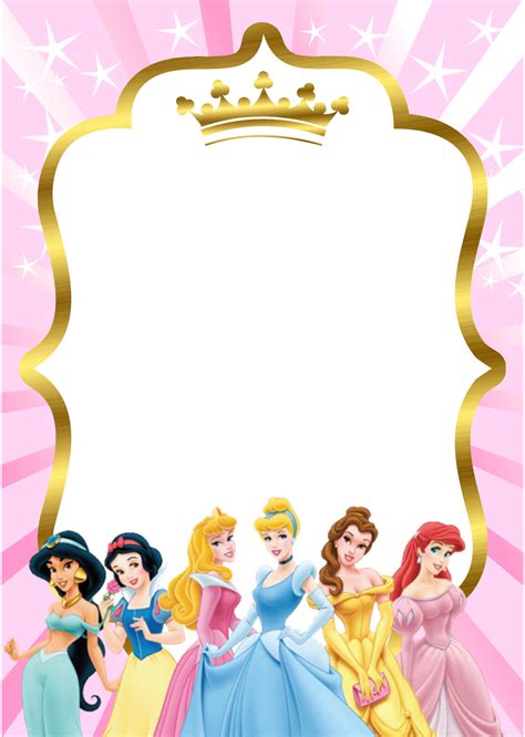 fundo convite princesas|Fundo para convite princesas disney